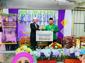 SK Telok Menegon terima sumbangan wakaf RM12,000, naik taraf kemudahan