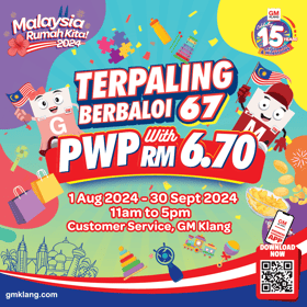 GM Klang holds ‘Purchase with Purchase Terpaling Berbaloi 67!’ for Independence Day
