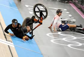 Dreams of podium crashes for Muhammad Shah after unexpected hit by Japanese rider