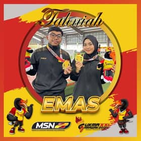 Alif Haikal, Nurul Ain pertahan pingat emas Selangor acara boling padang