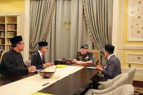 King briefed on plans for National Day celebration