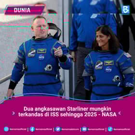 Dua angkasawan mungkin terkandas di ISS sehingga 2025, kapal angkasa hadapi masalah