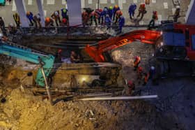 "She was on her way to temple when ground just gave way" — Victim's friend