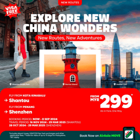 AirAsia offers special fares for new Shenzhen, Shantou routes