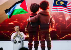 Malaysian leaders call attention to Palestinian cause at solidarity rally