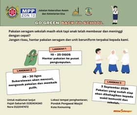 MBSA buka pusat pengumpulan pakaian seragam sekolah terpakai di Masjid Kota Kemuning