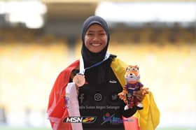 Pelari pecut Selangor raih emas, pecah rekod acara 100m