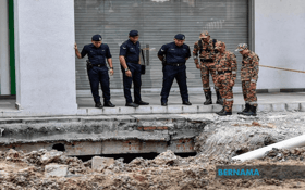 Land integrity assessment near sinkhole to be completed today