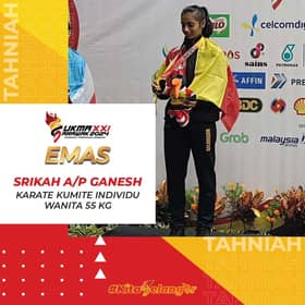 MB ucap tahniah kepada Srikah Ganesh, rangkul emas acara Kumite