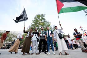 Chants of ‘Free Palestine’ fill Axiata Arena