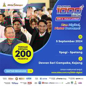 Rebut peluang program bimbingan usahawan digital percuma, terhad 200 peserta