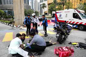 King's personal medical team extends helping hand to road crash victims