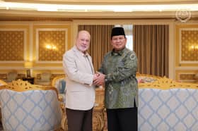 King grants audience to Indonesia's President-elect Prabowo