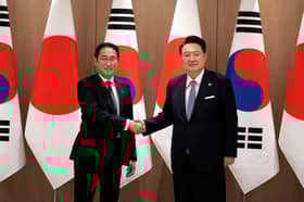 Japan PM Kishida seeks to solidify South Korea ties on farewell visit