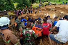 At least 15 dead, 25 trapped in West Sumatra landslide