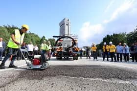 State’s paving megaproject now 75 pct done, to finish early September