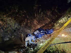 Luas probes eight drums disposed nearby river, no water plants affected — Exco