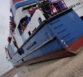Storms run Langkawi ferry aground, turn back three others