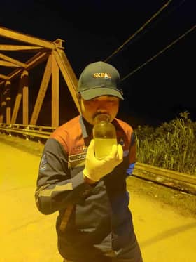 Kualiti Sungai Bernam pada tahap baik, tiada kesan minyak, bau abnormal dikesan