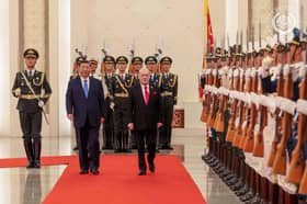 King of Malaysia accorded state welcome in Beijing