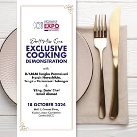 Tengku Permaisuri tampil istimewa di SIBS, persembah demonstrasi masakan