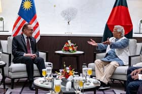 Bangladesh leader Muhammad Yunus accorded official welcome in Putrajaya