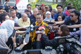 MPAJ orders drain maintenance at landslide site, MB presents donations to victims