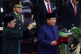 Former special forces commander Prabowo takes up Indonesian presidency