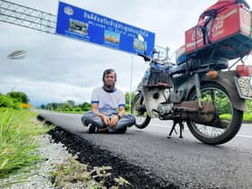 Berbekal motor klasik, juruteknik IT kembara 5,500 km ke utara Thailand