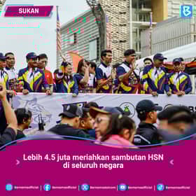 Lebih 4.5 juta individu meriahkan Hari Sukan Negara, sertai pelbagai aktiviti