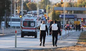 Attackers kill 5, injure 22 at Turkish aviation site