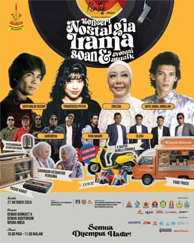 Konsert Rentak Selangor 2024 sedia cabutan bertuah motosikal, televisyen