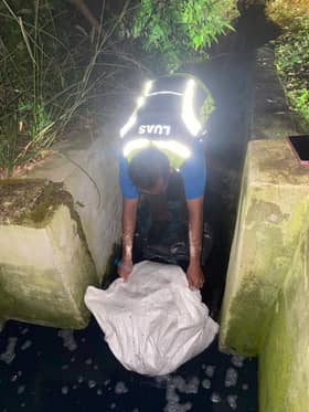 LUAS jalankan siasatan susulan penemuan air warna biru di Beranang