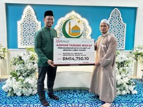 Wakaf Selangor salur lebih RM14,000 bantu masjid pasang lif