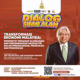 Dialog Shah Alam tampilkan bekas gabenor Bank Negara 5 Disember