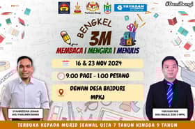 Parlimen Bangi anjur Bengkel 3M percuma, terhad 50 murid
