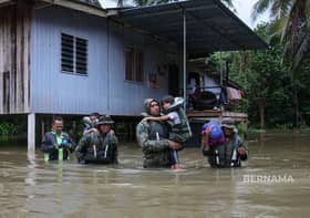Situasi bah di Kelantan, Terengganu semakin memburuk, 37,238 individu terjejas