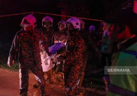 Dua beradik maut, abang cedera insiden tanah runtuh hempap rumah