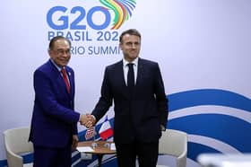 Anwar, Macron hold bilateral meeting at G20 summit