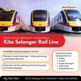 Kita Selangor Rail final piece of Klang Valley transport puzzle, says MB