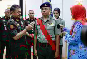 Heroic soldier who saved four teenagers promoted to Staff Sergeant