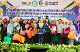 Lebih 500 pengunjung meriahkan program Komuniti Madani MPAJ