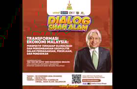 Dialog Shah Alam 5 Disember, bekas gabenor bank kupas isu ekonomi