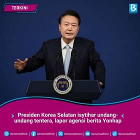 Presiden Korea Selatan isytihar undang-undang tentera, banteras aktiviti anti negara