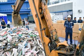 Serdang police dispose of case items worth RM1.8 mln