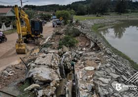 Collapsed reservoir bund: MBI sends RM30,000 aid to victims