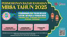 MBSA buka permohonan permit bazar Ramadan mulai hari ini