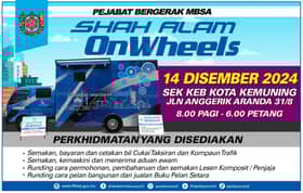 Bayar cukai taksiran, kompaun MBSA di SK Kota Kemuning esok