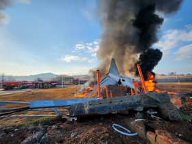 At least 62 dead, two rescued in fiery aircraft crash in S. Korea