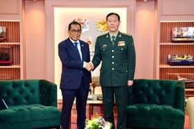 Mohamed Khaled receives courtesy call from General Liu Zhenli